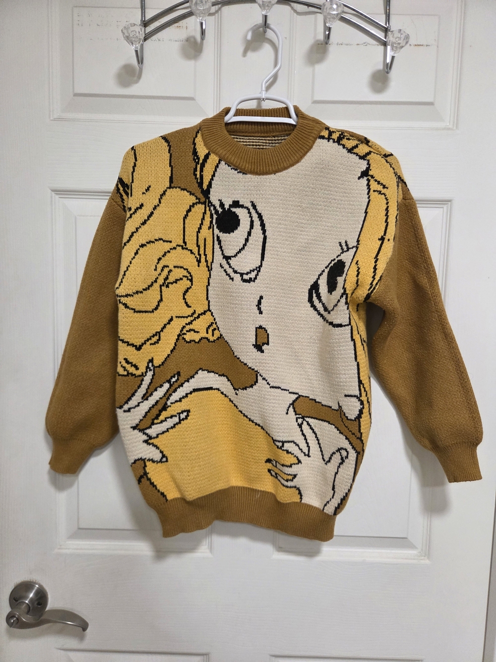 Stunning, high-quality anime/manga graphic knit sweater